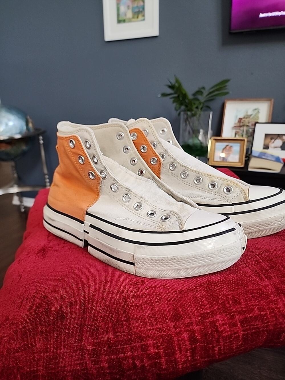 Chuck Taylor All Star High Top Feng Chen Wang Sneakers Size 7